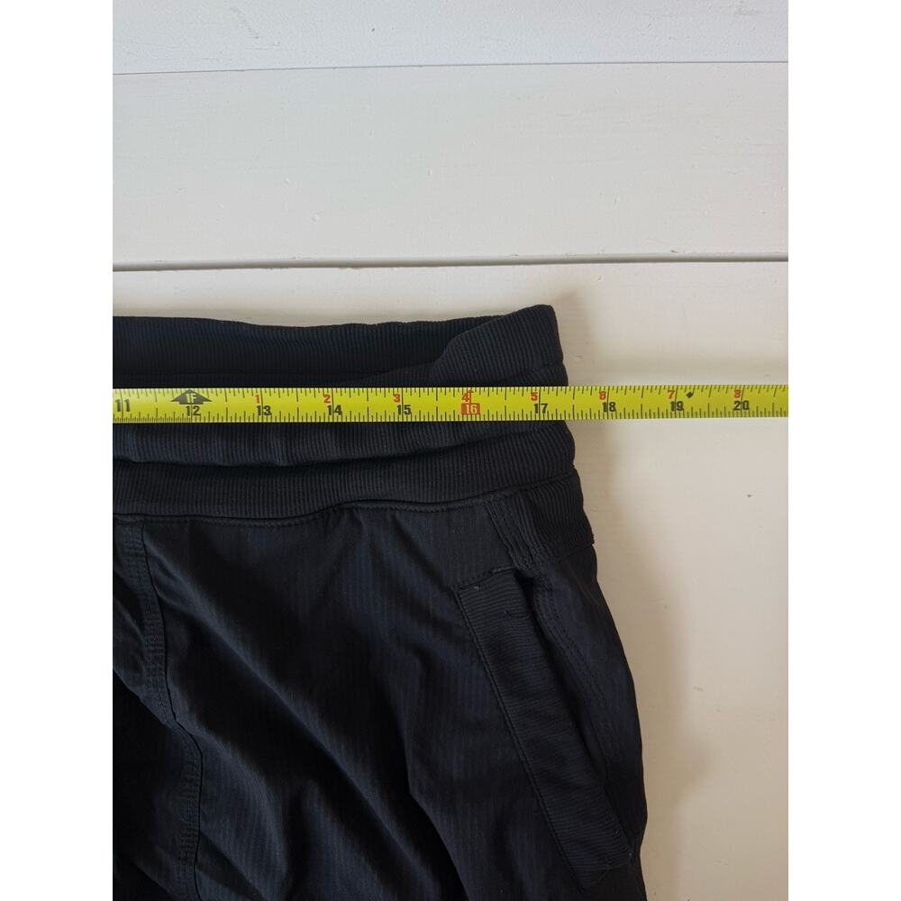 Lululemon Women’s Size 12 Black Dance Studio Pants Mid Rise 30” Inseam Lined - Picture 6 of 8